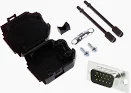 MH Connectors MHDPPK9-DB9S-K D-Sub Connector Kit (9-pins, Female, Recht)